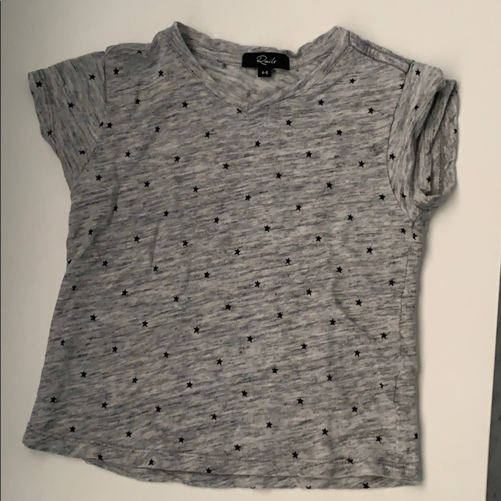 Rails girls tee shirt star print size 4-5